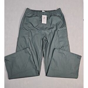 Nike Womens Green Wide Leg‎ Pull On Cargo Pants Size Large NWT